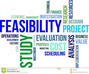 We conduct feasibility studies